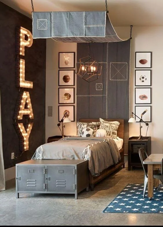 The Best Bedroom Decor for Teen Boys Who Love Sports